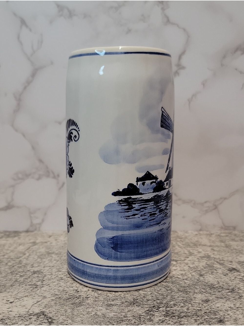 Vintage Delfts Blue Beer Tankard Holland - Picture 3 of 10